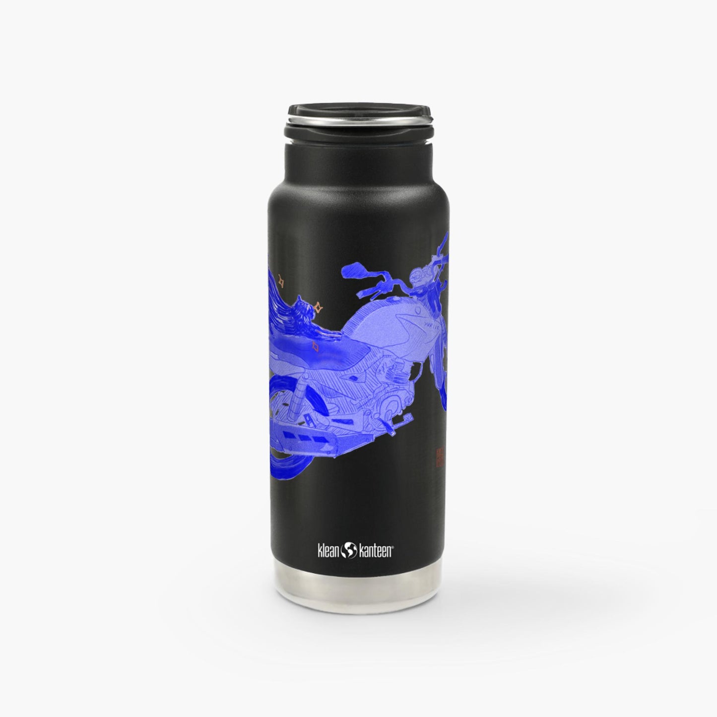 Cat Stretching - Klean Kanteen Insulated Water Bottle (946ml)