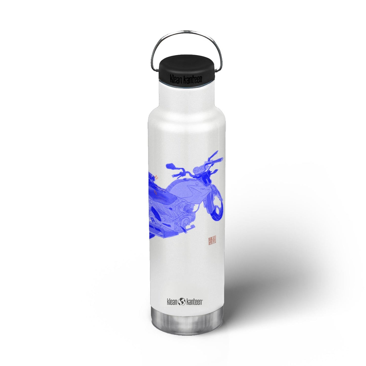 Cat Stretching - Klean Kanteen Insulated Water Bottle (592ml)